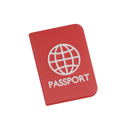 Passaporte de viagem  3D Icon