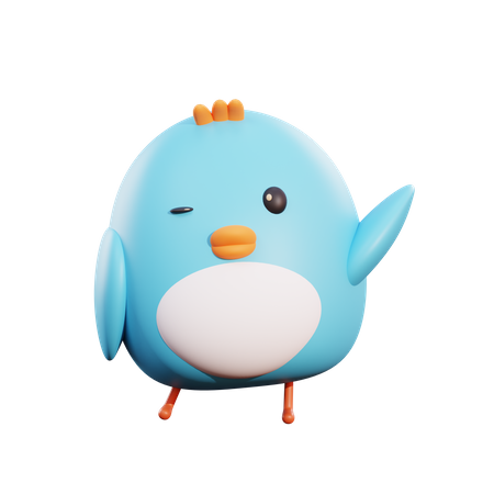 Pássaro  3D Icon