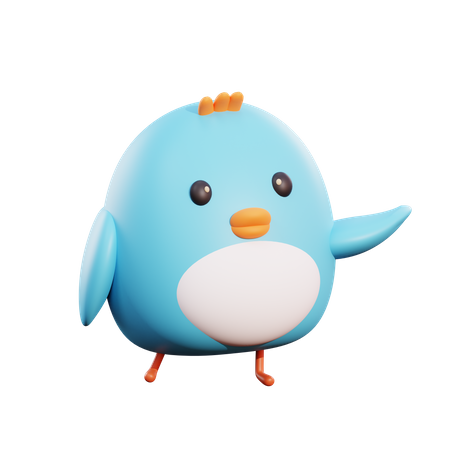 Pássaro  3D Icon