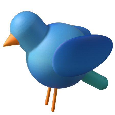 Pássaro  3D Illustration