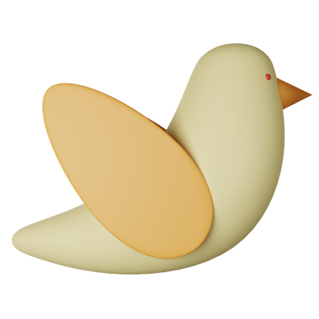 Pássaro  3D Icon