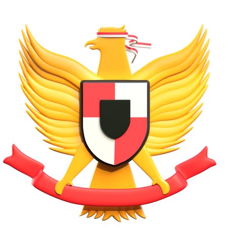 Pássaro Indonésio  3D Icon