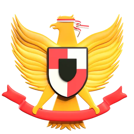 Pássaro Indonésio  3D Icon