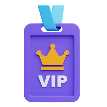 Passe VIP  3D Icon