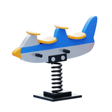 Passeio de avião  3D Icon