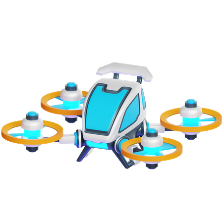 PASSENGER DRONE  3D Icon