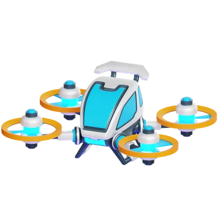 PASSENGER DRONE  3D Icon