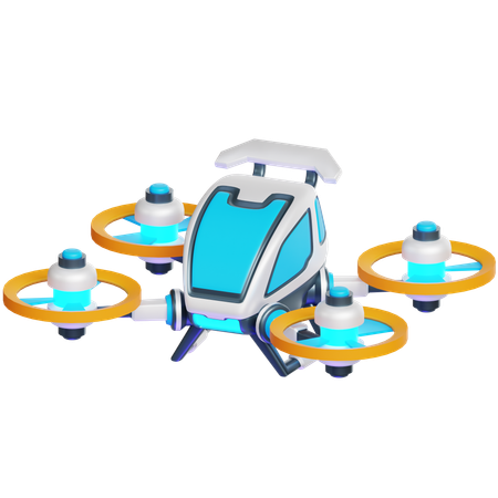 PASSENGER DRONE  3D Icon