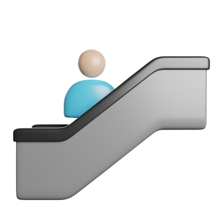 Passenger Escalator  3D Icon