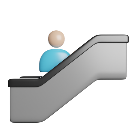 Passenger Escalator  3D Icon