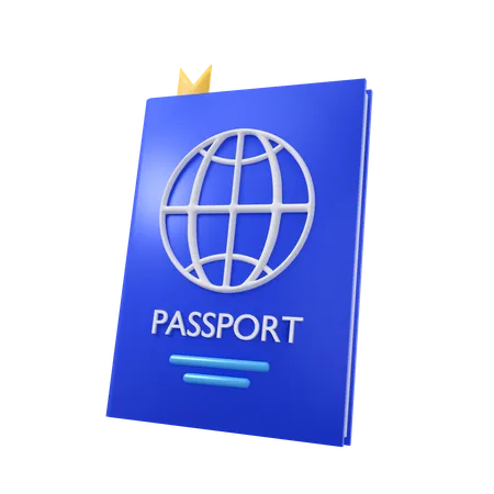 Passeport  3D Icon