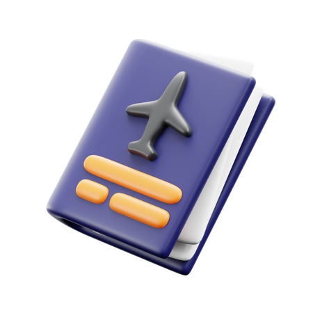 Passeport  3D Icon