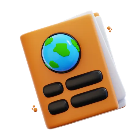 Passeport  3D Icon