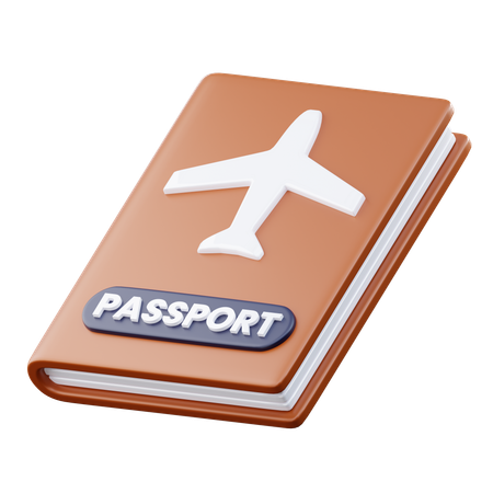 Passeport  3D Icon