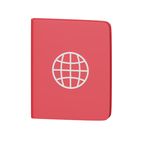 Passeport  3D Icon