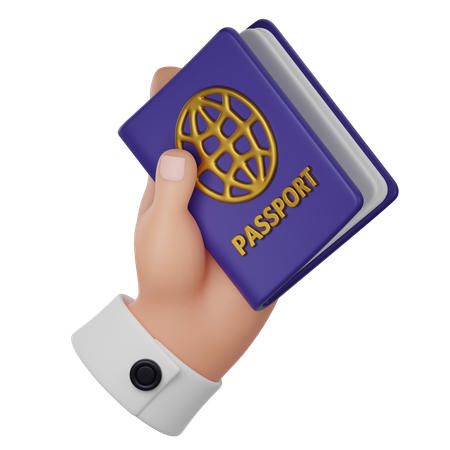 Passeport  3D Icon