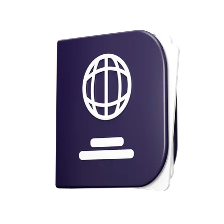 Passeport  3D Icon