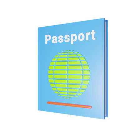 Passeport  3D Illustration