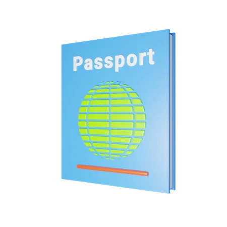 Passeport  3D Illustration