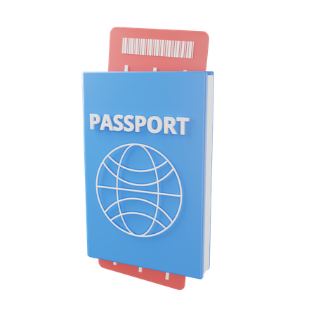 Passeport  3D Illustration