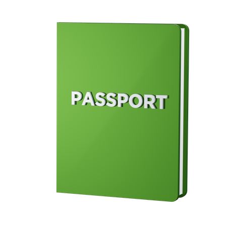 Passeport  3D Icon