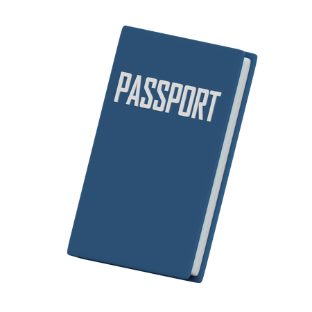 Passeport  3D Icon