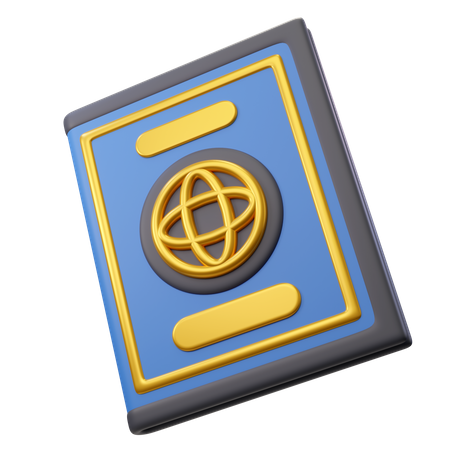 Passeport  3D Icon