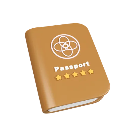 Passeport  3D Icon