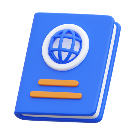 Passeport  3D Icon