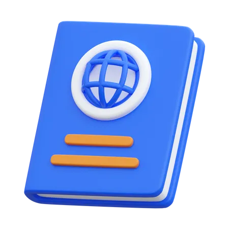 Passeport  3D Icon