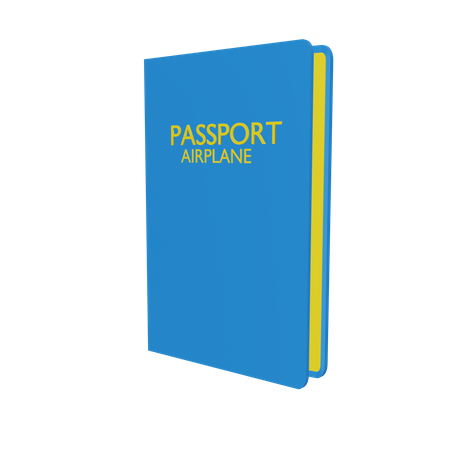 Passeport  3D Icon