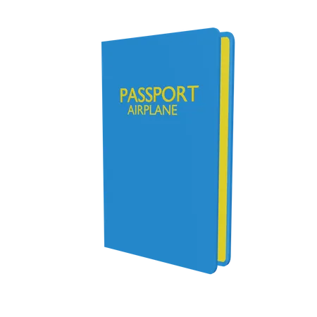 Passeport  3D Icon