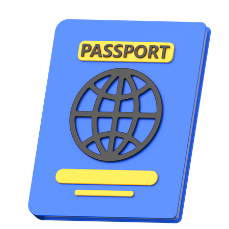 Passeport  3D Icon