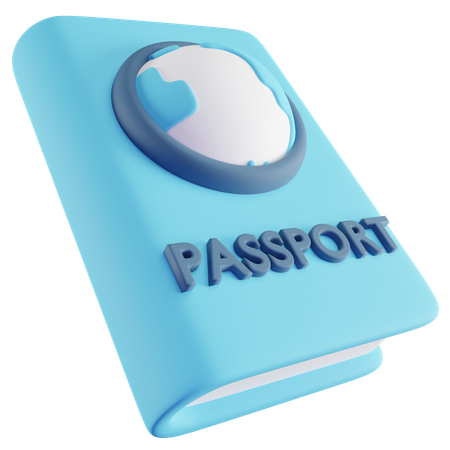 Passeport  3D Icon