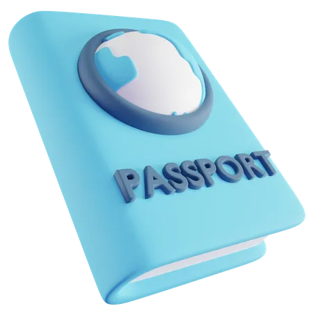 Passeport  3D Icon