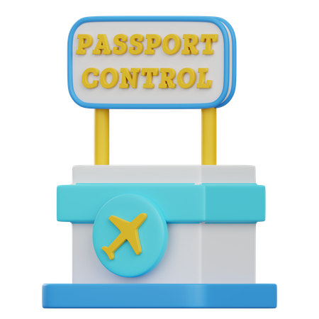 Section passeport  3D Icon