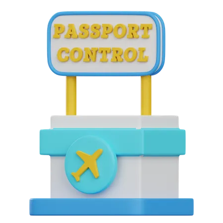 Section passeport  3D Icon