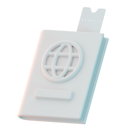 Visa de passeport  3D Icon