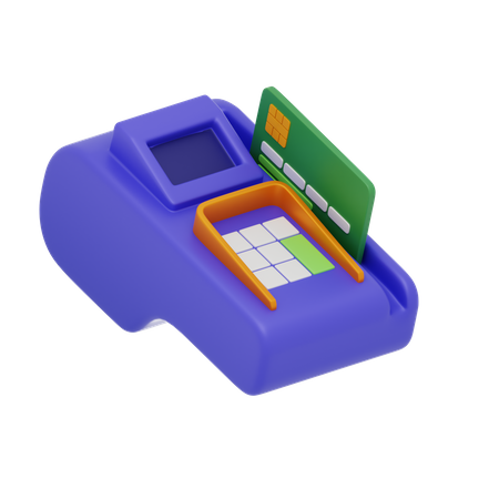 Machine de passerelle de paiement  3D Icon