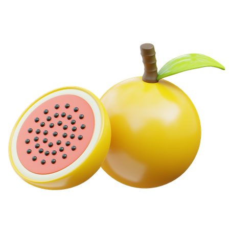 Passion Fruit  3D Icon