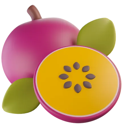 Passion Fruit  3D Icon