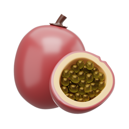 Passion Fruit  3D Icon