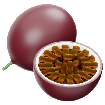 Passion Fruit 3D Icon