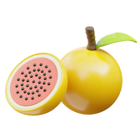 Passion Fruit  3D Icon