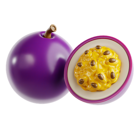 Passionfruit  3D Icon