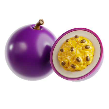 Passionfruit  3D Icon