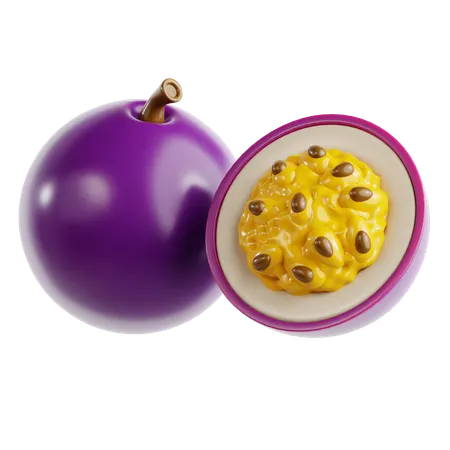 Passionfruit  3D Icon