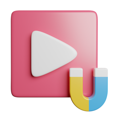 Passionné de vidéo  3D Icon