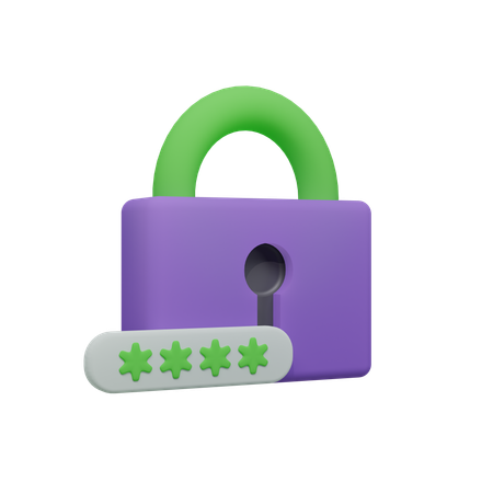 Passkey  3D Icon