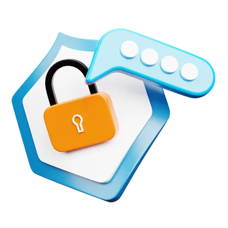 Passowrd System  3D Icon
